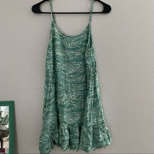 UO Beach Ruffle Mini Dress